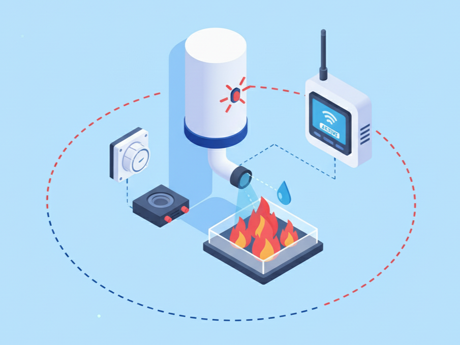 Fire Trap Suppression System